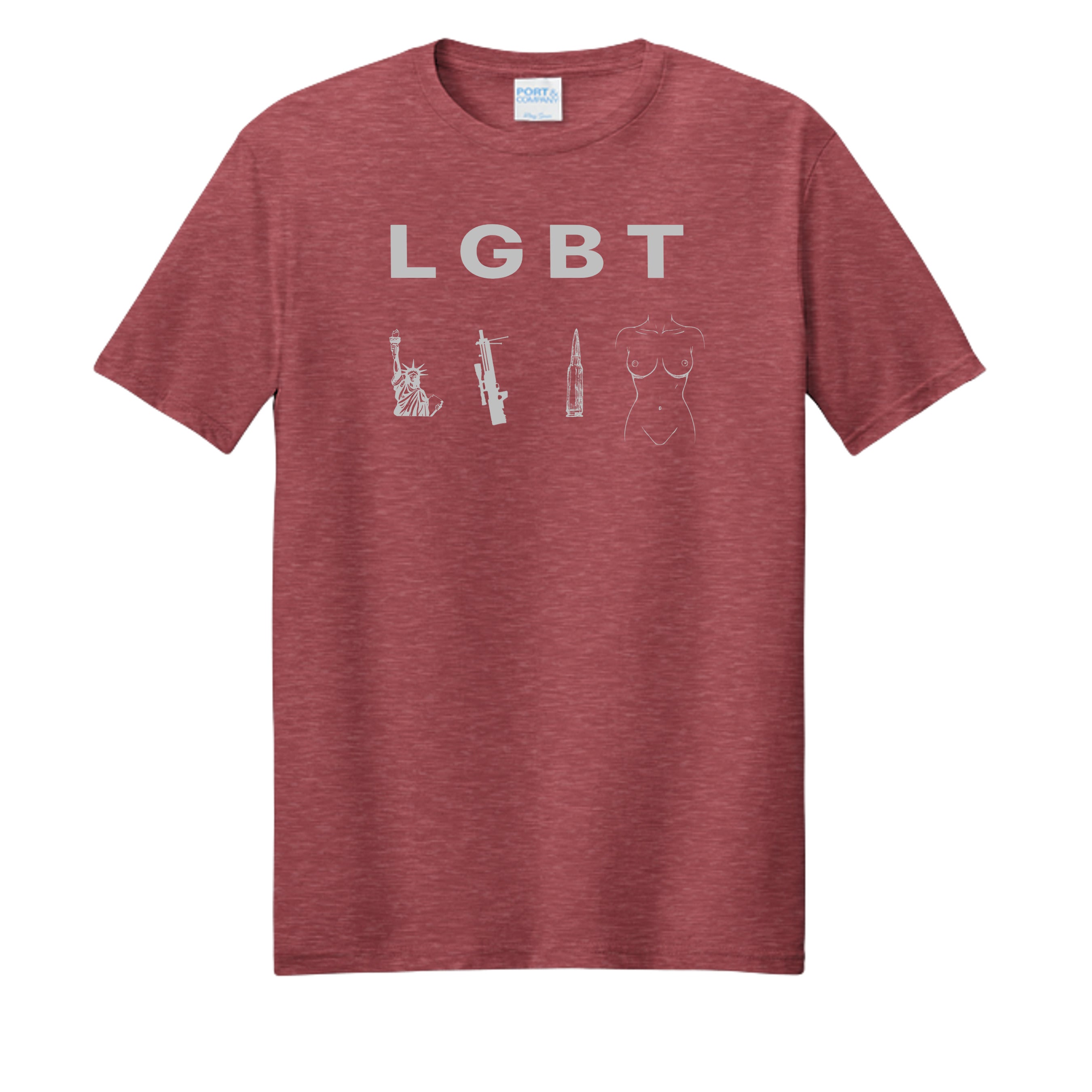 Team Cardinal Heather - PC455 - FRONT