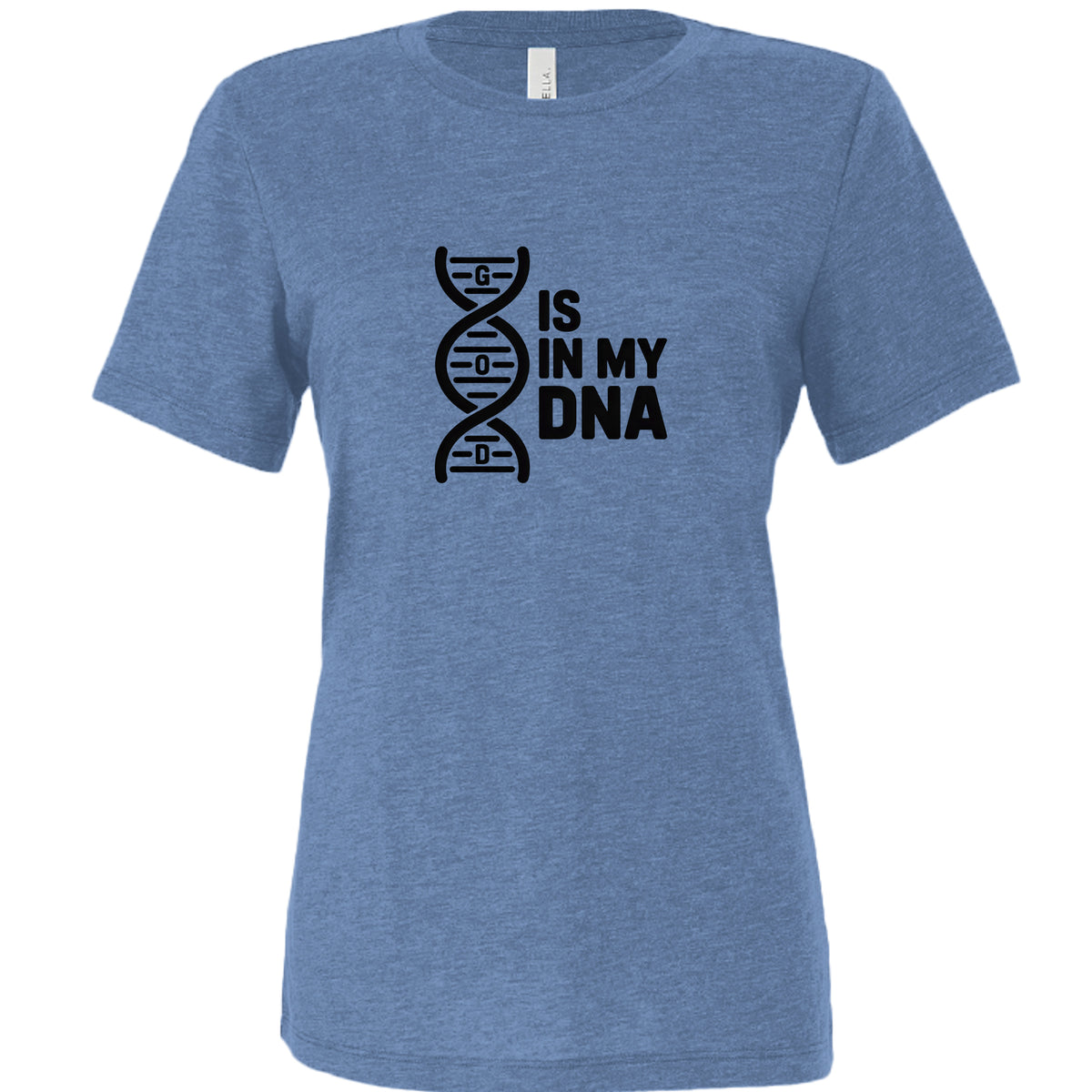 Blue Triblend - 6413 - FRONT